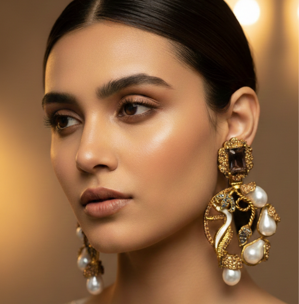 Antique Pearl Dangle (Champaign)